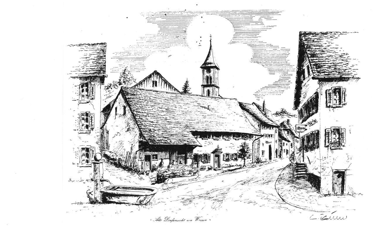Gasthaus-Pension Zum Kreuz Stuhlingen Eksteriør billede